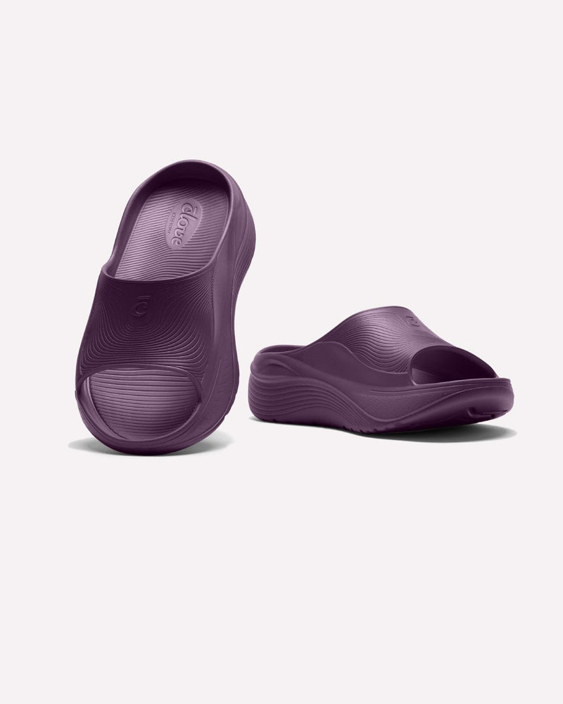 Men's SuperCush Recovery Slide - Plum