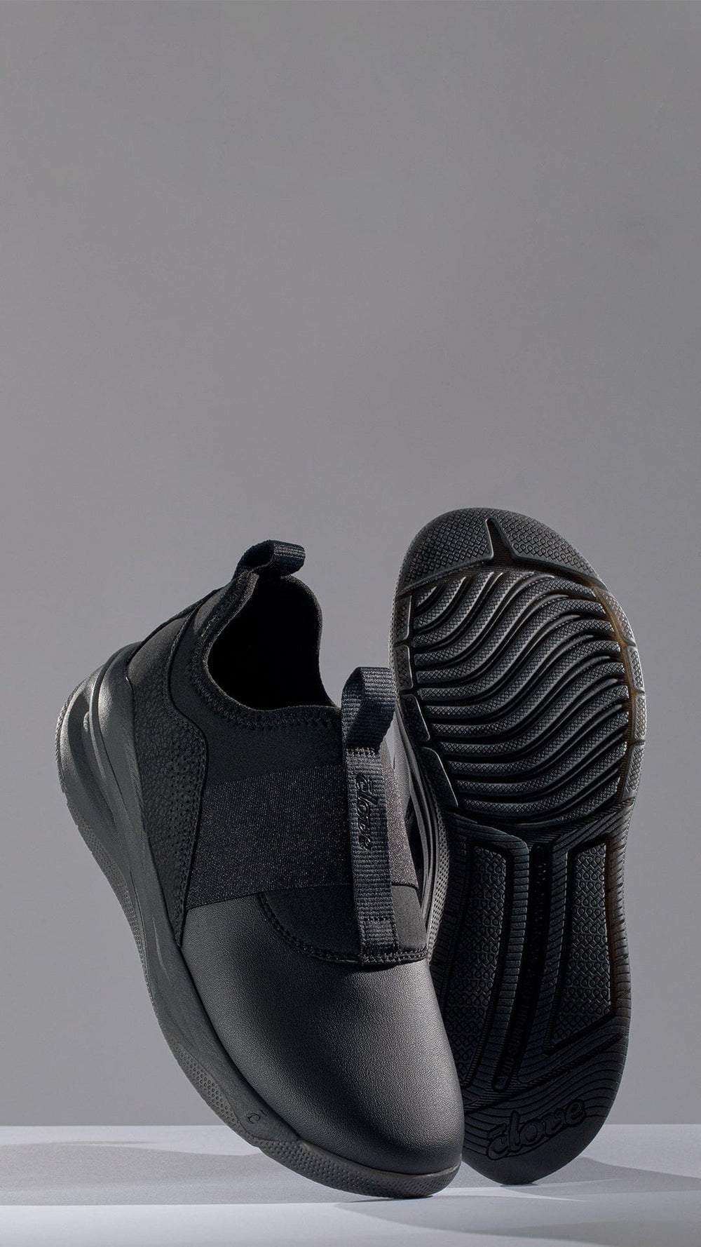 Men's Black SlipOn Shoes for Healthcare Workers Clove