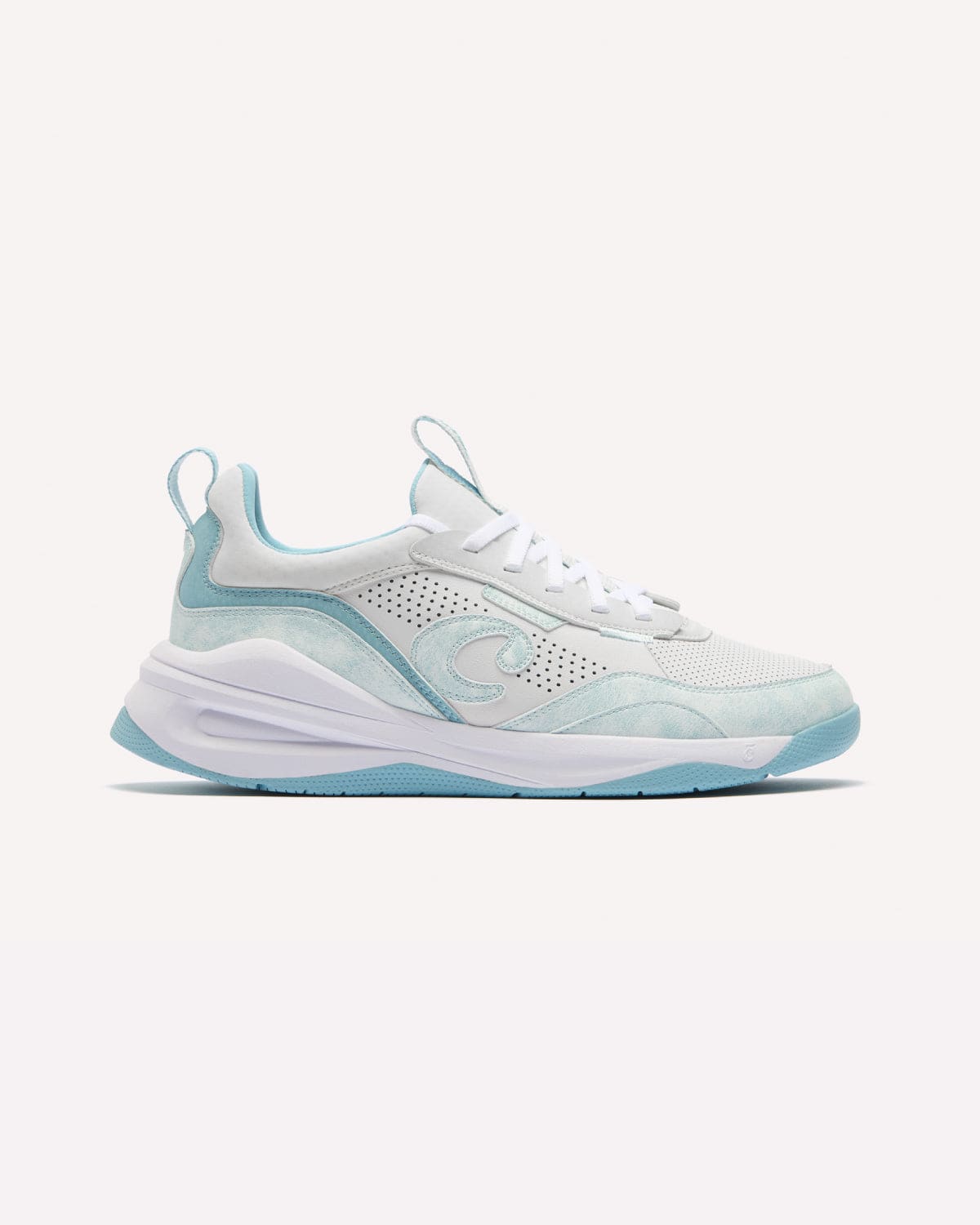 Men's Strada - White / Brushed Aqua