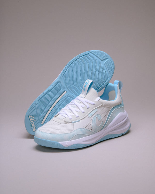 Women's Strada - White / Brushed Aqua