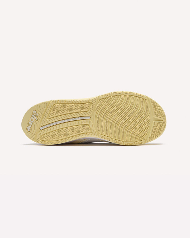 Women's Strada - White / Brushed Yellow