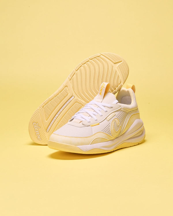 Women's Strada - White / Brushed Yellow