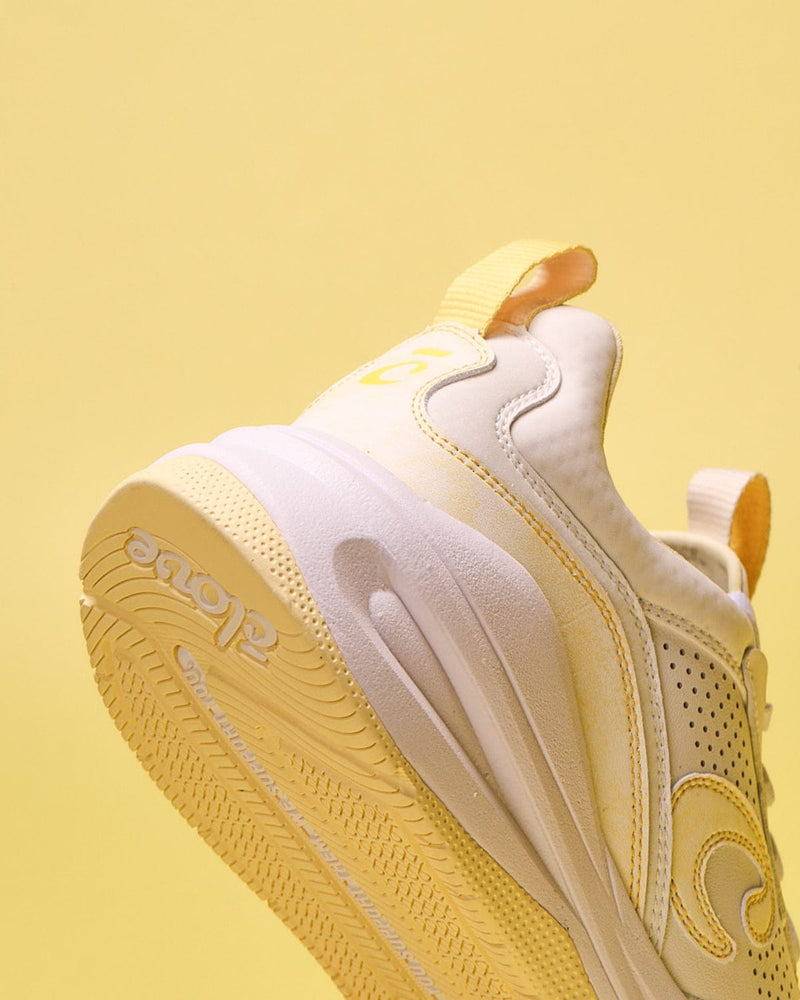 Women's Strada - White / Brushed Yellow