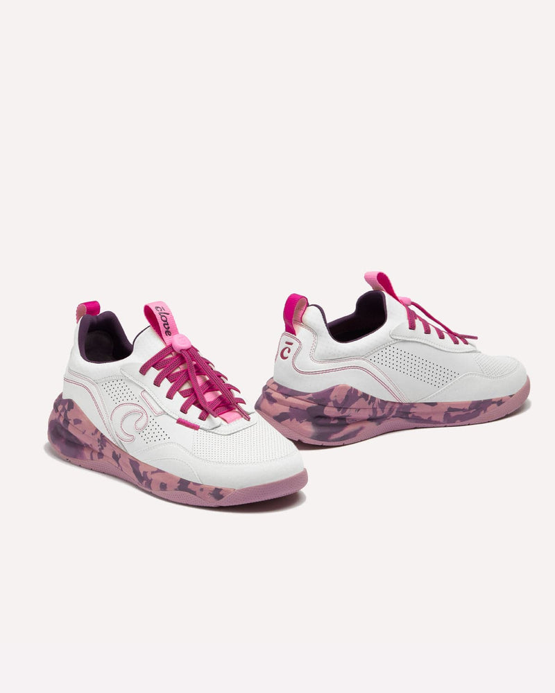 Women's Strada - White Mauve Marble