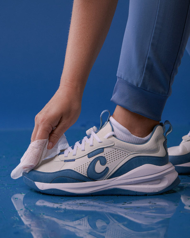 Women's Strada - White / Ocean Blue