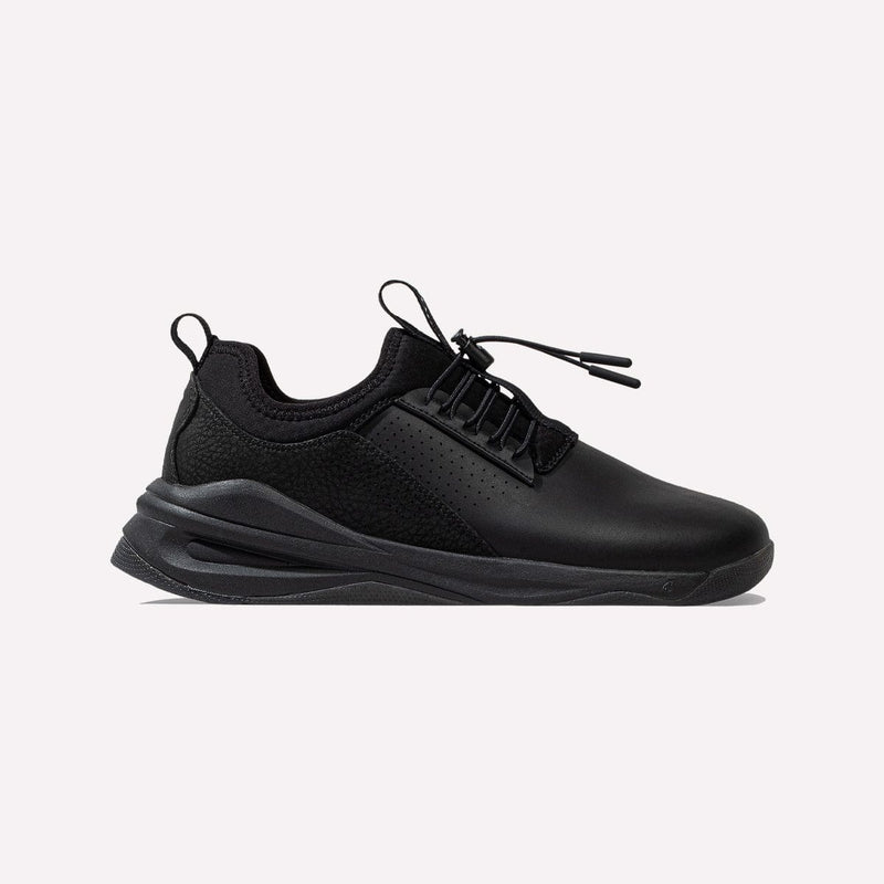 Kany Black Perforated Sneakers Sports Shoes