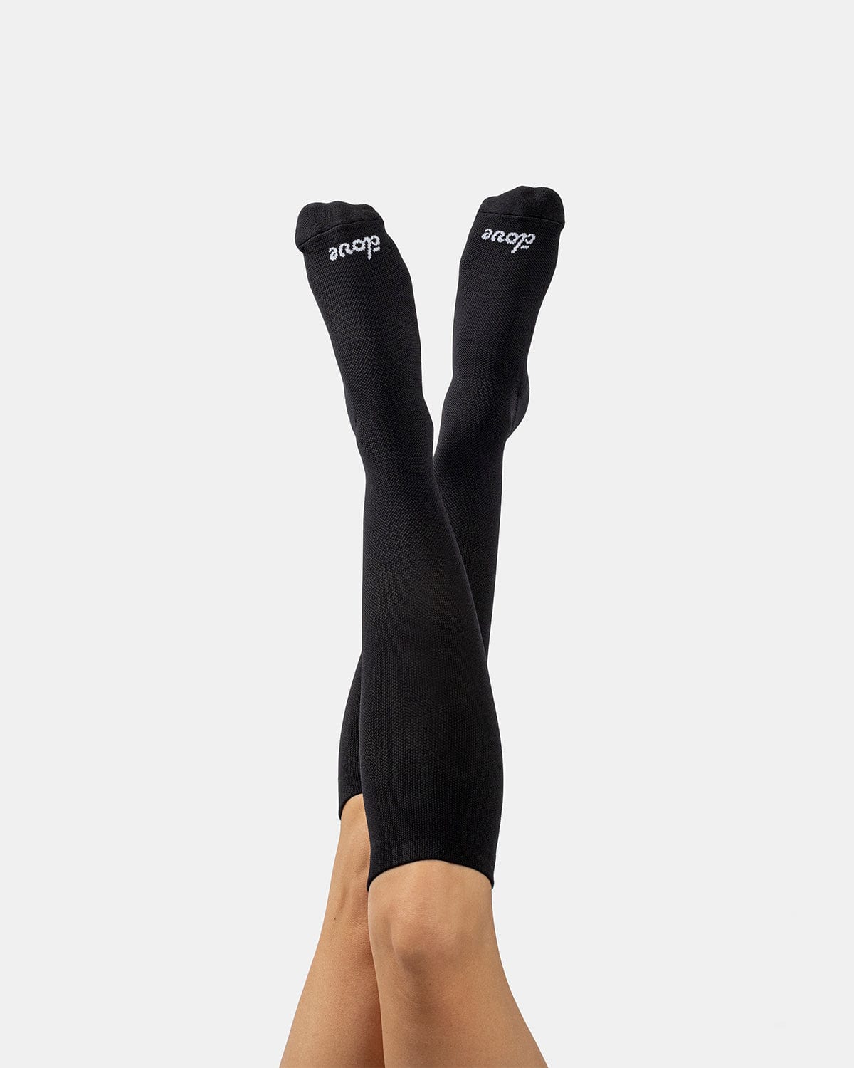 Black Compression Socks for Healthcare Workers Clove