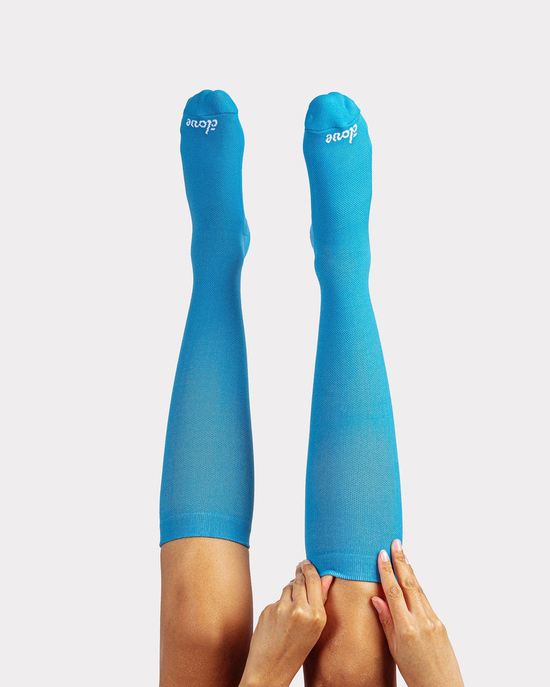 Compression Socks - Cerulean Smile