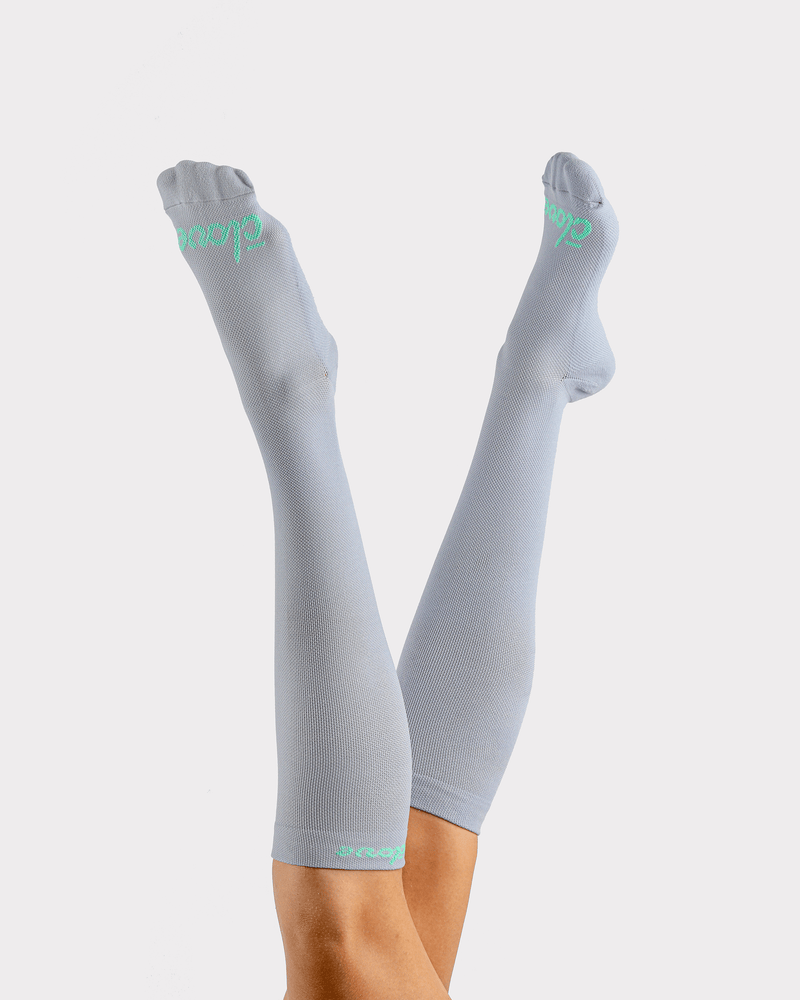 Women's Colorful Knee High Wide Calf Compression Socks – True Energy Socks